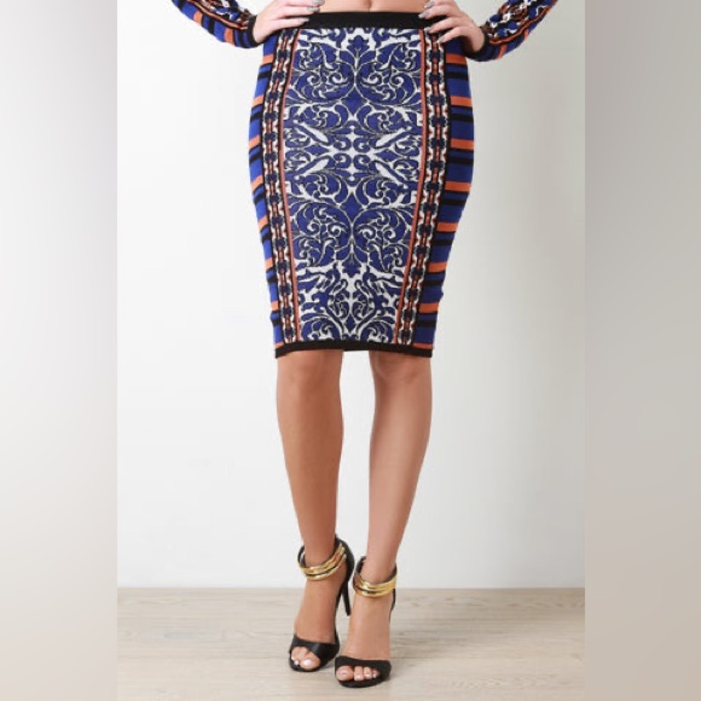 Jealous Tomato pencil knit skirt